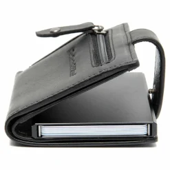 The Chesterfield Brand Herrengeldbörsen Querformat<Barrea Geldbörse RFID Schutz Leder 7 cm black