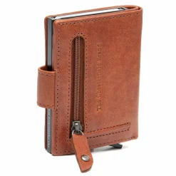 The Chesterfield Brand Barrea Geldbörse RFID Schutz Leder 7 cm cognac