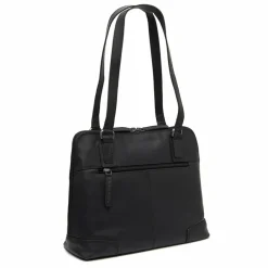 Discount The Chesterfield Brand Belgrado Schultertasche Leder 32 cm Laptopfach black