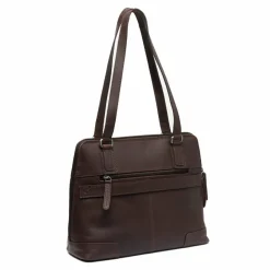 The Chesterfield Brand Schultertaschen<Belgrado Schultertasche Leder 32 cm Laptopfach brown
