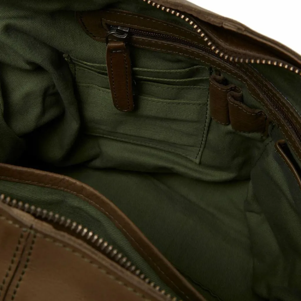 The Chesterfield Brand Schultertaschen<Bolivia Schultertasche Leder 32 cm olive green