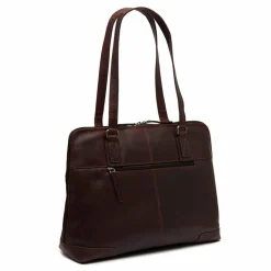 The Chesterfield Brand Henkeltaschen|Schultertaschen<Branson Schultertasche Leder 37 cm Laptopfach brown