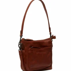 The Chesterfield Brand Schultertaschen<Caroline Schultertasche Leder 23 cm cognac