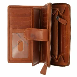 The Chesterfield Brand Damengeldbörsen Hochformat<Charlotte Geldbörse RFID Schutz Leder 9.5 cm cognac