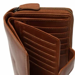 The Chesterfield Brand Damengeldbörsen Hochformat<Charlotte Geldbörse RFID Schutz Leder 9.5 cm cognac