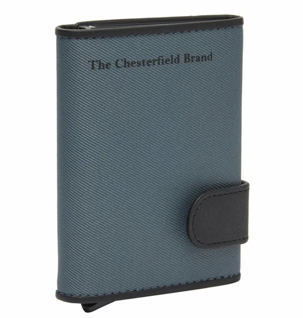 New The Chesterfield Brand Delsbo Geldbörse RFID Schutz Leder 7.5 cm light grey