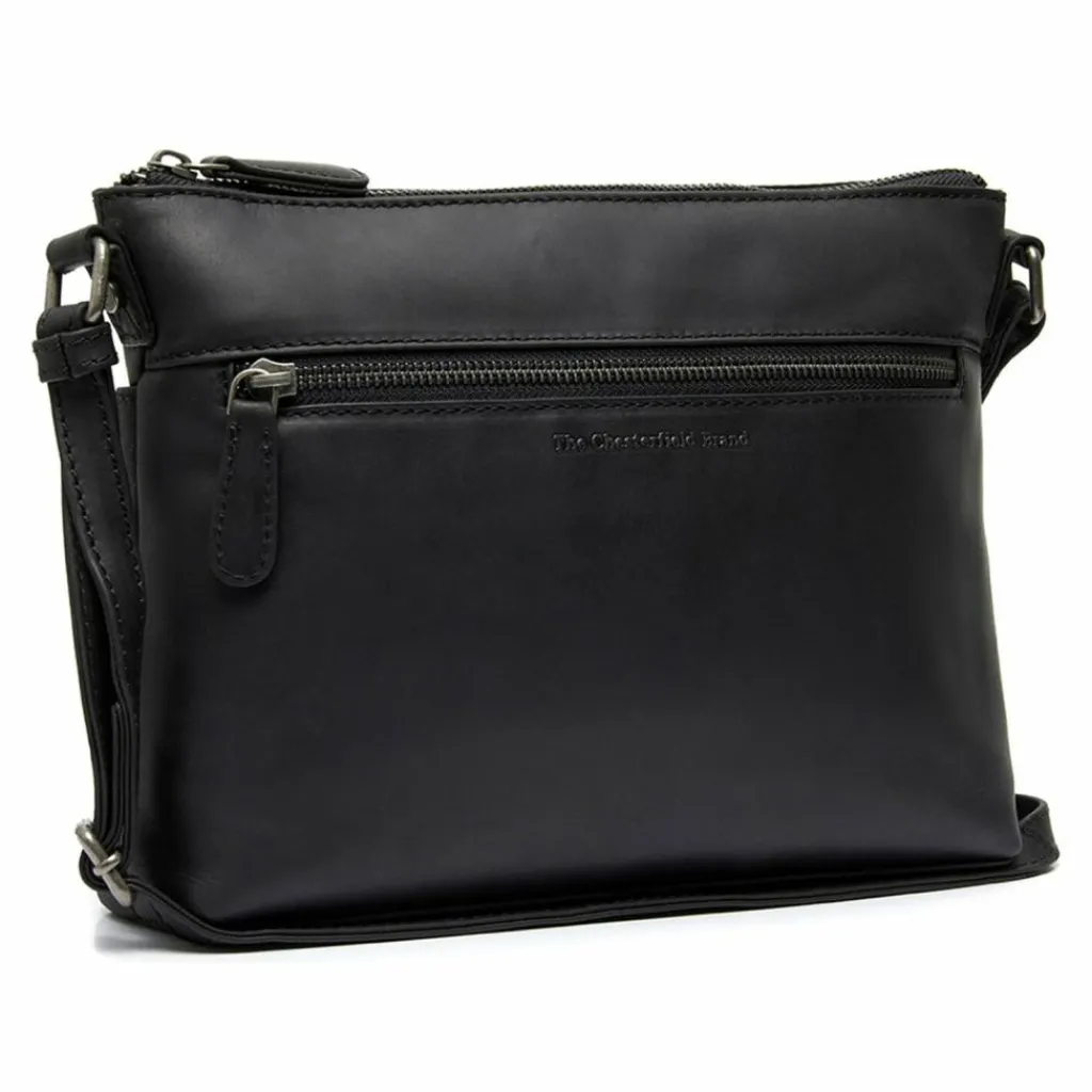 The Chesterfield Brand Umhängetaschen<Durban Umhängetasche Leder 25 cm black