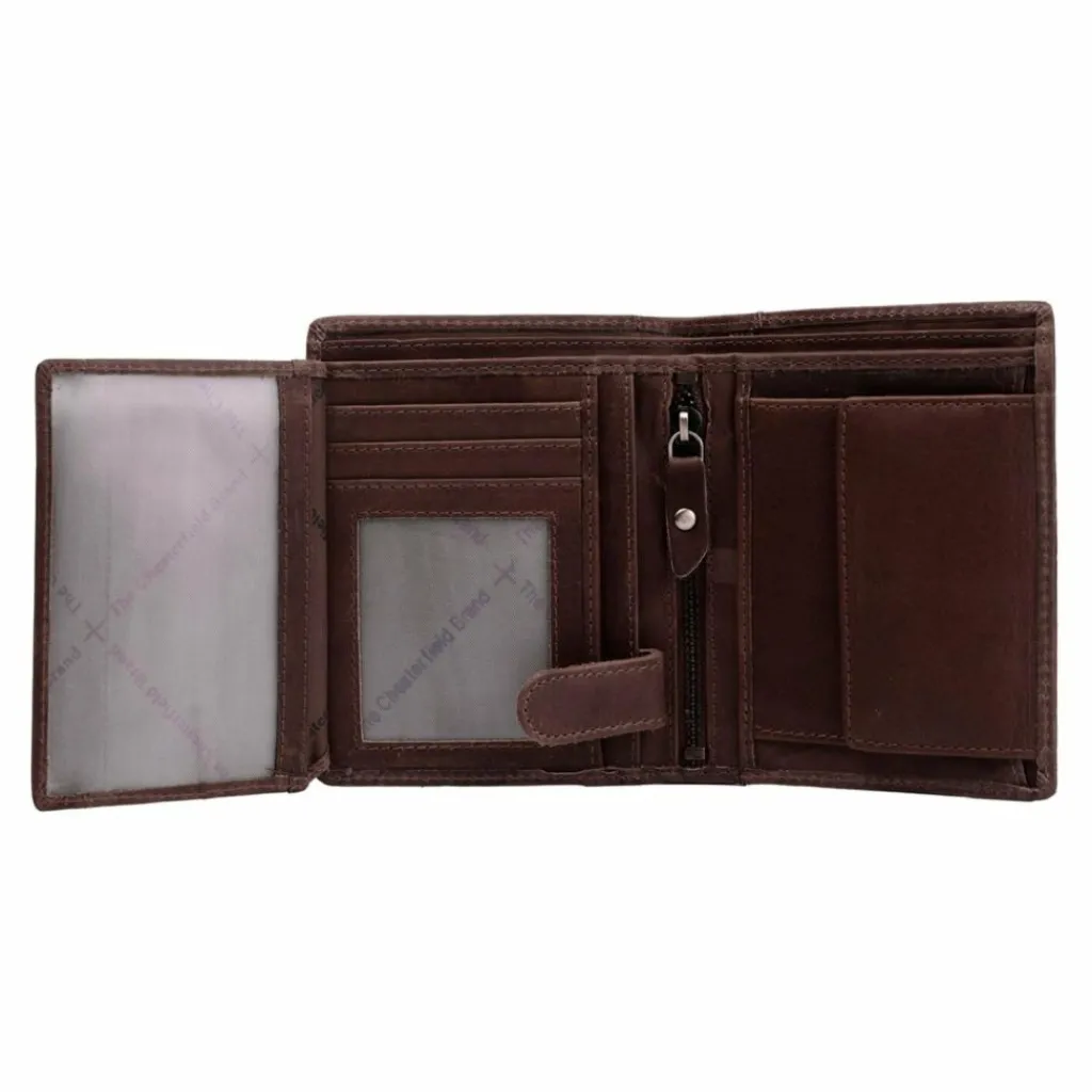 The Chesterfield Brand Herrengeldbörsen Querformat<Ethel Geldbörse RFID Schutz Leder 12 cm brown