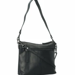 The Chesterfield Brand Schultertaschen<Faro Schultertasche Leder 23 cm black