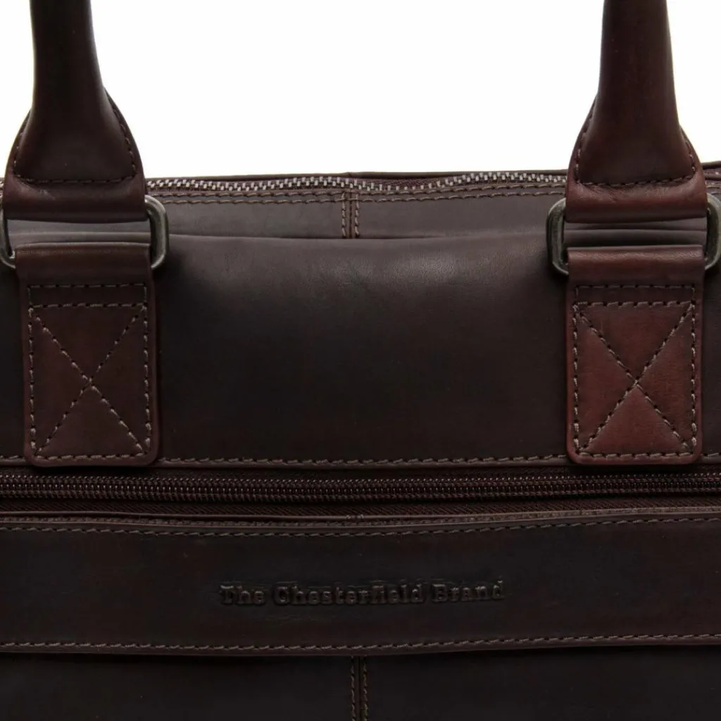 The Chesterfield Brand Laptoptaschen|Aktentaschen<Fabian Aktentasche Leder 40 cm Laptopfach brown