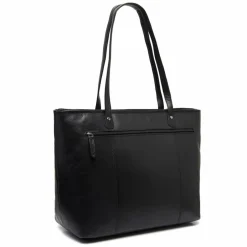 Sale The Chesterfield Brand Ferrera Shopper Tasche Leder 38 cm Laptopfach black