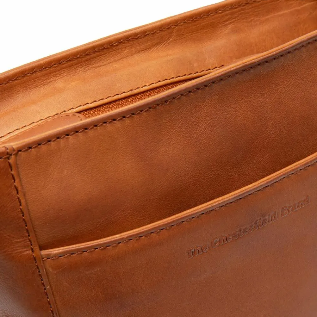 The Chesterfield Brand Umhängetaschen<Fintona Umhängetasche Leder 18 cm cognac