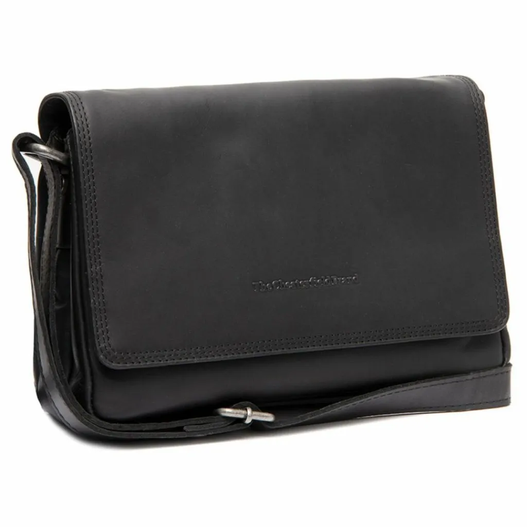 Outlet The Chesterfield Brand Forano Umhängetasche Leder 23 cm black