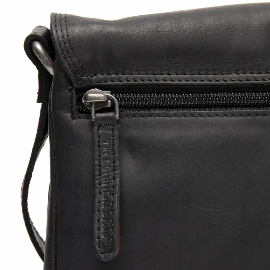 Outlet The Chesterfield Brand Forano Umhängetasche Leder 23 cm black