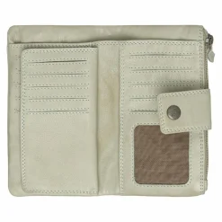 Clearance The Chesterfield Brand Fresno Geldbörse RFID Schutz Leder 10 cm ocean blue