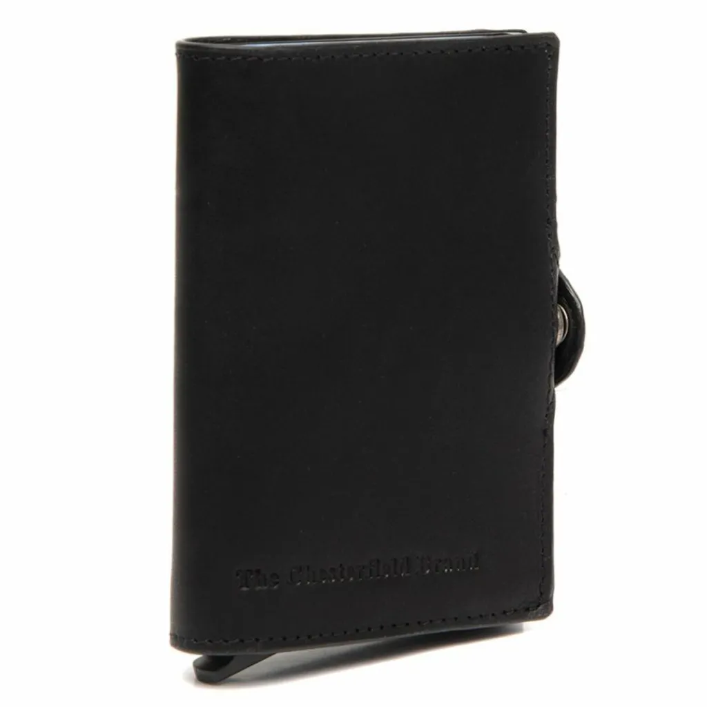 The Chesterfield Brand Herrengeldbörsen Hochformat<Francis Geldbörse RFID Schutz Leder 6.5 cm black