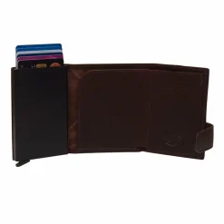 The Chesterfield Brand Visitenkartenetuis<Frankfurt Kreditkartenetui RFID Schutz Leder 7.5 cm brown