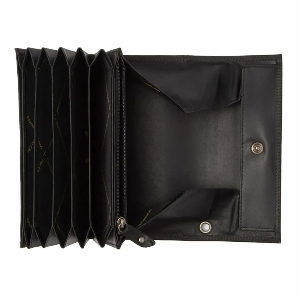 Hot The Chesterfield Brand Grenada Geldbörse RFID Schutz Leder 18 cm black