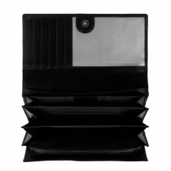 The Chesterfield Brand Damengeldbörsen Querformat<Hampton Geldbörse RFID Schutz Leder 18 cm schwarz