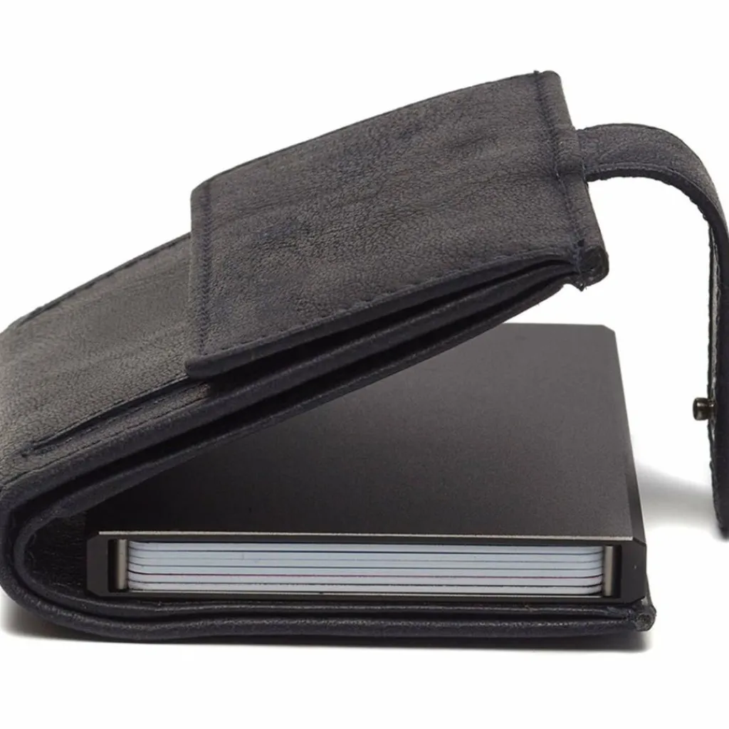 The Chesterfield Brand Herrengeldbörsen Hochformat<Hannover Geldbörse RFID Schutz Leder 7 cm navy