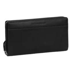 Outlet The Chesterfield Brand Halle Geldbörse RFID Schutz Leder 19 cm black