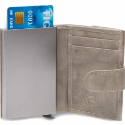 The Chesterfield Brand Herrengeldbörsen Hochformat<Hannover Geldbörse RFID Schutz Leder 7 cm light grey