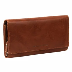 The Chesterfield Brand Damengeldbörsen Querformat<Hampton Geldbörse RFID Schutz Leder 18 cm cognac