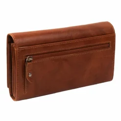 The Chesterfield Brand Damengeldbörsen Querformat<Hampton Geldbörse RFID Schutz Leder 18 cm cognac