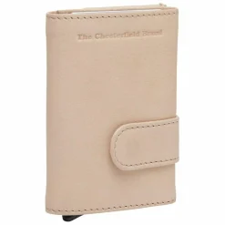 The Chesterfield Brand Herrengeldbörsen Querformat<Iriona Geldbörse RFID Schutz Leder 7.5 cm beige