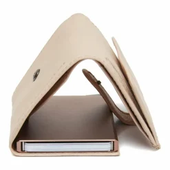 The Chesterfield Brand Herrengeldbörsen Querformat<Iriona Geldbörse RFID Schutz Leder 7.5 cm beige