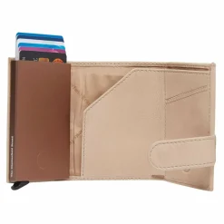 The Chesterfield Brand Herrengeldbörsen Querformat<Iriona Geldbörse RFID Schutz Leder 7.5 cm beige