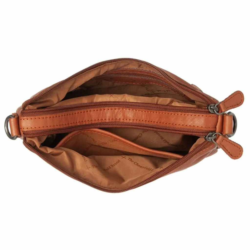The Chesterfield Brand Umhängetaschen<Irving Umhängetasche Leder 25 cm cognac