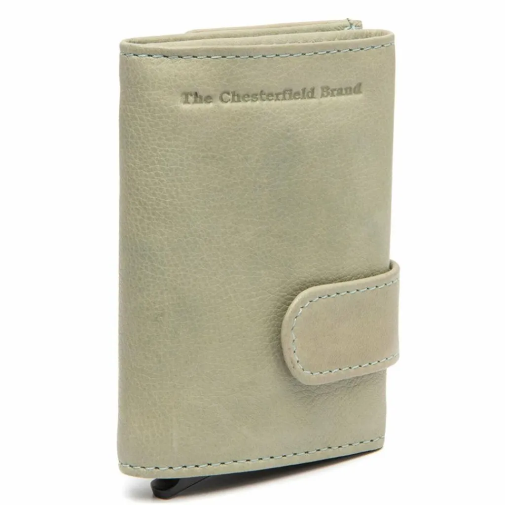 The Chesterfield Brand Herrengeldbörsen Querformat<Iriona Geldbörse RFID Schutz Leder 7.5 cm ocean blue