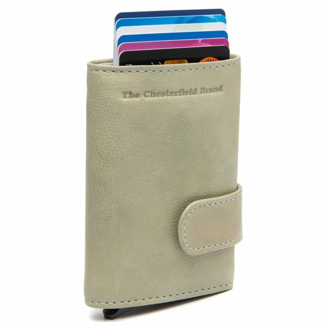 The Chesterfield Brand Herrengeldbörsen Querformat<Iriona Geldbörse RFID Schutz Leder 7.5 cm ocean blue