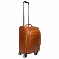 The Chesterfield Brand 4-Rollen Kabinentrolleys|Weichgepäck<Key Largo 4 Rollen Kabinentrolley S 50 cm cognac