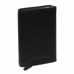 New The Chesterfield Brand Lancaster Kreditkartenetui RFID Schutz Leder 7 cm schwarz