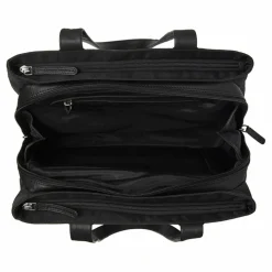 New The Chesterfield Brand Lavik Shopper Tasche Leder 36 cm black