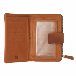 New The Chesterfield Brand Landau Geldbörse RFID Schutz Leder 9.5 cm cognac