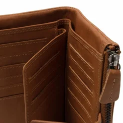 New The Chesterfield Brand Landau Geldbörse RFID Schutz Leder 9.5 cm cognac