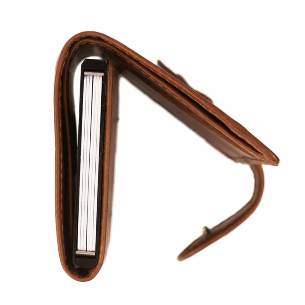 The Chesterfield Brand Visitenkartenetuis<Leicester Kreditkartenetui RFID Schutz Leder 7 cm cognac