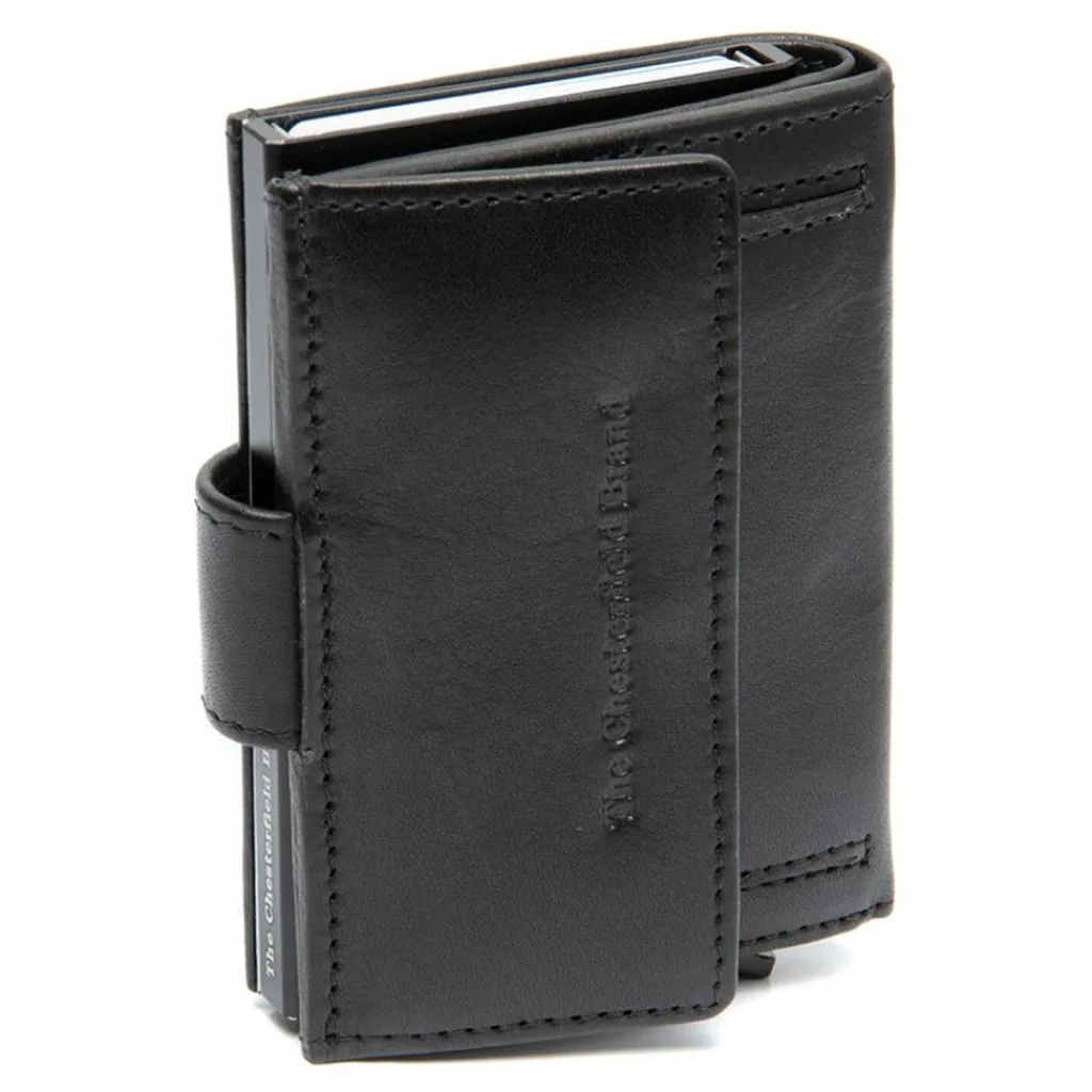 Online The Chesterfield Brand Lesina Geldbörse RFID Schutz Leder 7 cm black