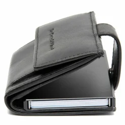 Online The Chesterfield Brand Lesina Geldbörse RFID Schutz Leder 7 cm black