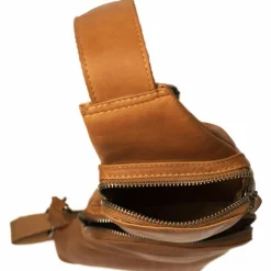 The Chesterfield Brand Umhängetaschen<Logan Umhängetasche Leder 17 cm cognac