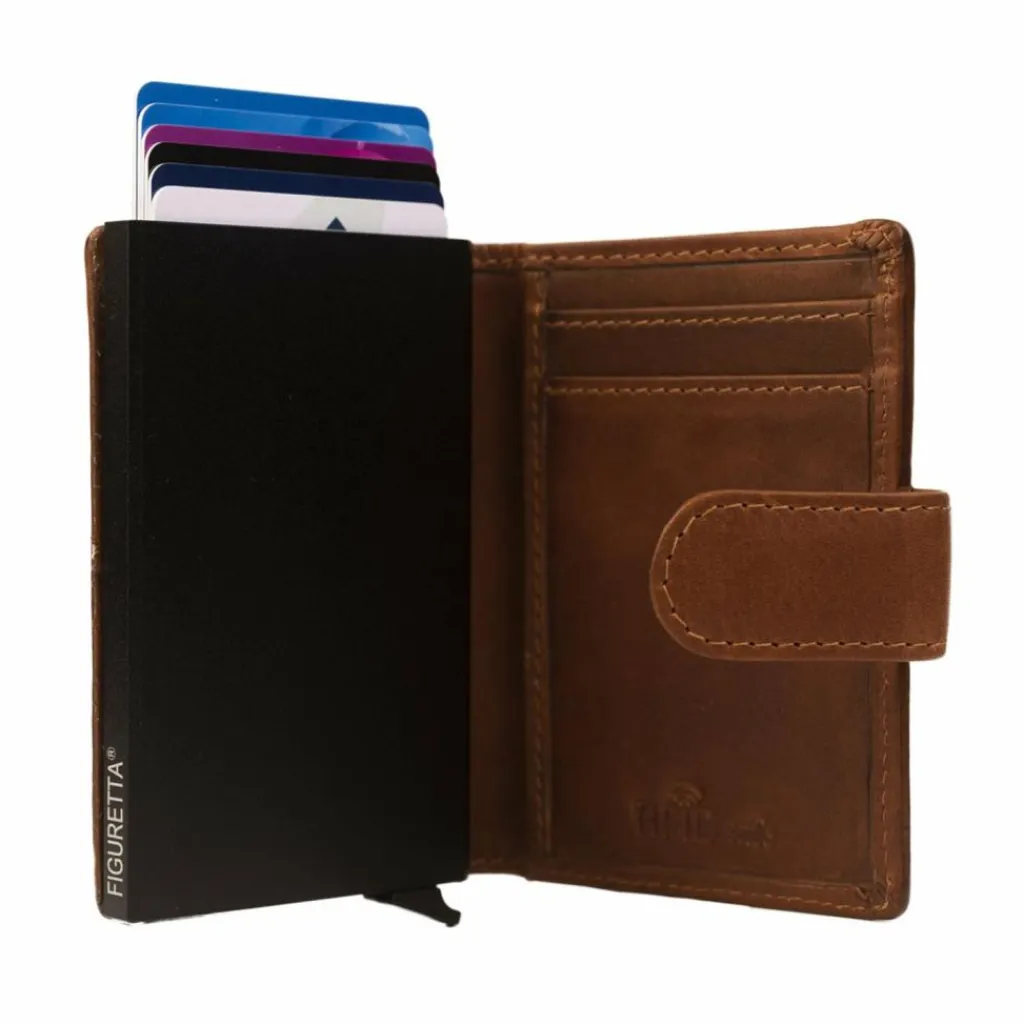 The Chesterfield Brand Loughton Kreditkartenetui RFID Schutz Leder 7 cm