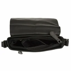 The Chesterfield Brand Umhängetaschen<Lucian Umhängetasche Leder 21 cm black