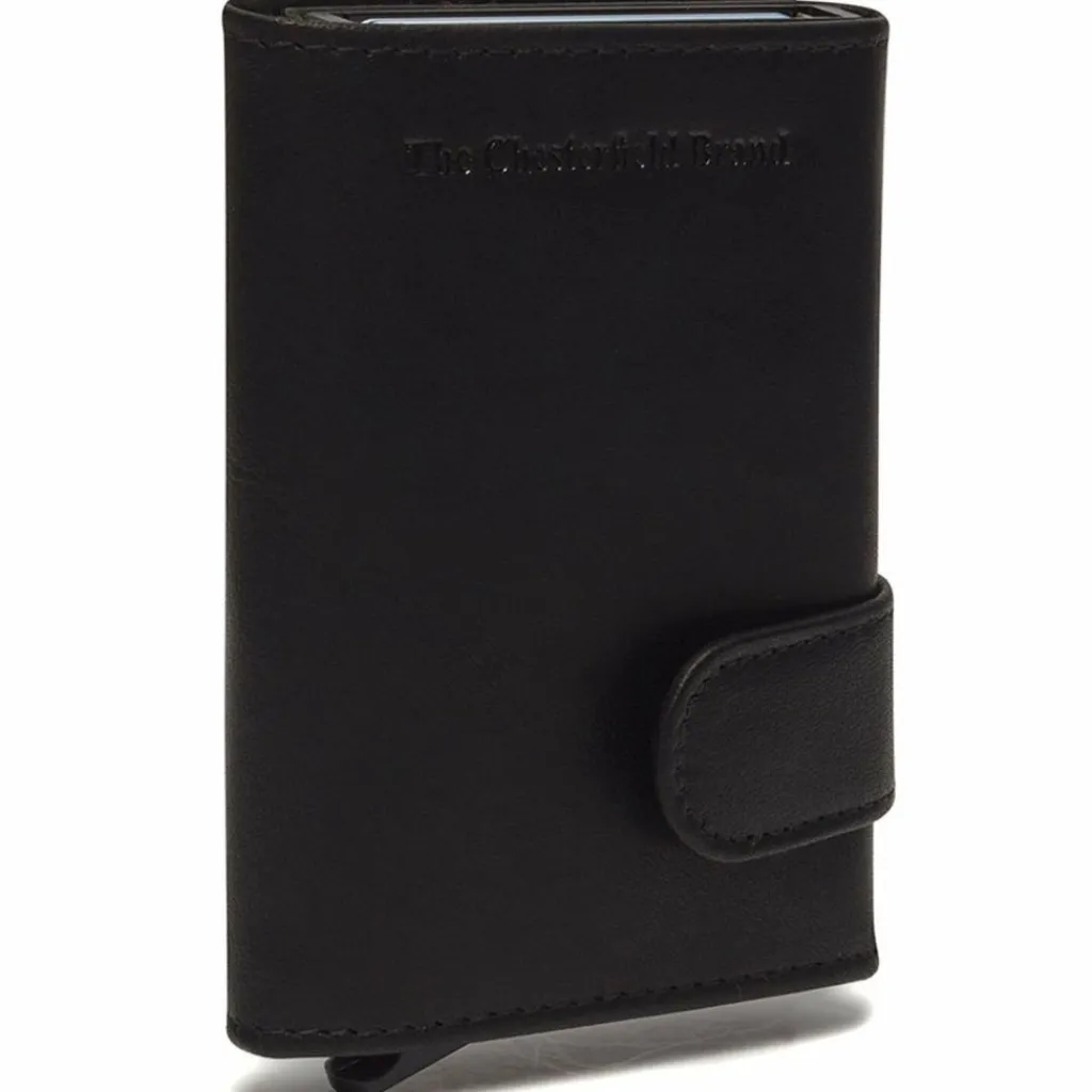 Clearance The Chesterfield Brand Mannheim Geldbörse RFID Schutz Leder 7 cm black