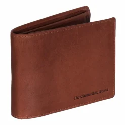 The Chesterfield Brand Herrengeldbörsen Querformat<Marion Geldbörse RFID Schutz Leder 12 cm cognac