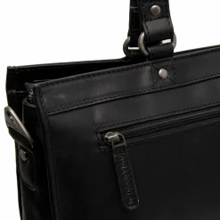 The Chesterfield Brand Schultertaschen<Manly Schultertasche Leder 40 cm Laptopfach black