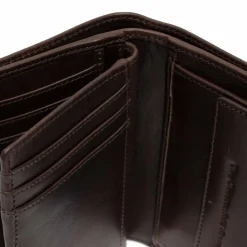 The Chesterfield Brand Herrengeldbörsen Hochformat|Damengeldbörsen Hochformat<Manerba Geldbörse RFID Schutz Leder 9.5 cm brown