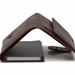 Outlet The Chesterfield Brand Mannheim Geldbörse RFID Schutz Leder 7 cm brown